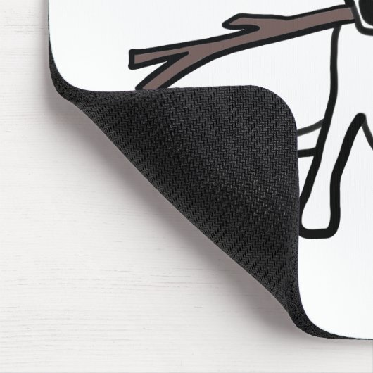 Aankruisen van het muispad op de dag muismat (Hoek)