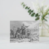 Aanlanding van de pelgrims, 1620 briefkaart (Staand voorkant)