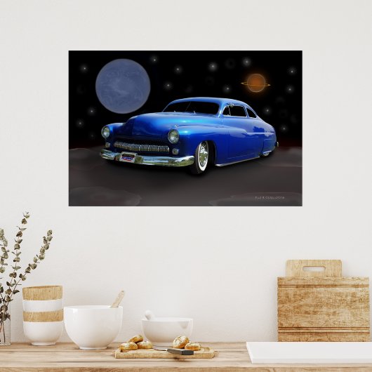 Aanlanding van kwik 1 poster (Keuken)