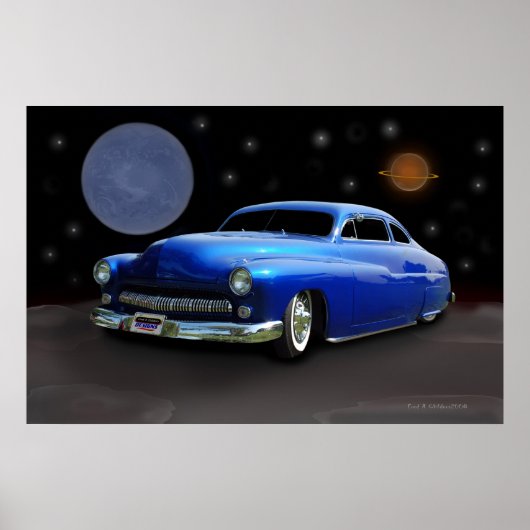 Aanlanding van kwik 1 poster (Voorkant)