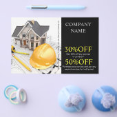 Aanleg renovatie Home Remodeling Contractor Constr Flyer (Enkel)