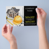 Aanleg renovatie Home Remodeling Contractor Constr Flyer (Hand)