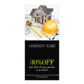 Aanleg renovatie Home Remodeling Contractor Constr Reclamekaart (Voorkant)