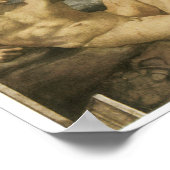 Aanleg van Adam, 1510, Michelangelo Poster (Hoek)