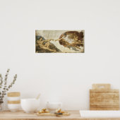 Aanleg van Adam, 1510, Michelangelo Poster (Keuken)