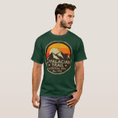  aanleg van het Appalachian Trail National Park T-shirt (Voorkant volledig)