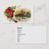 Aanleg van Rozen met Victoriaans vignet Visitekaartje (Voorkant / Achterkant)