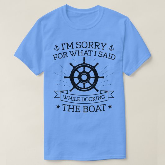 Aanleggen van de boot 1 t-shirt (Design voorkant)