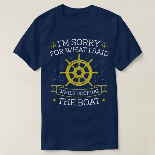 Aanleggen van de boot t-shirt (Design voorkant)