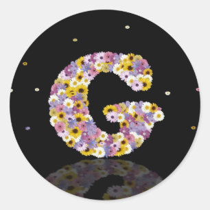 Aanloopbrief G Ronde Sticker