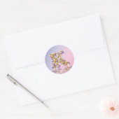 Aanloopbrief K Ronde Sticker (Envelop)