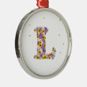 Aanloopbrief L Metalen Ornament (Rechts)