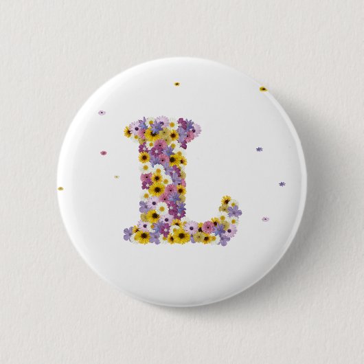 Aanloopbrief L Ronde Button 5,7 Cm (Voorkant)