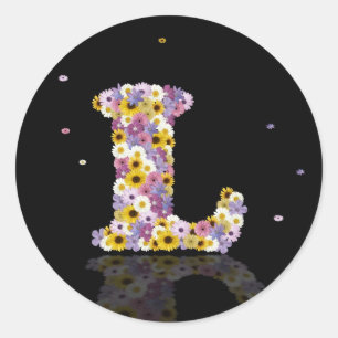 Aanloopbrief l ronde sticker
