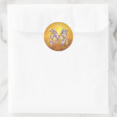 Aanloopbrief M Ronde Sticker (Tas)