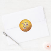 Aanloopbrief P Ronde Sticker (Envelop)