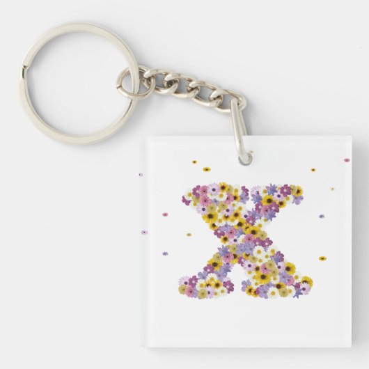 Aanloopbrief X Sleutelhanger (Voorkant)