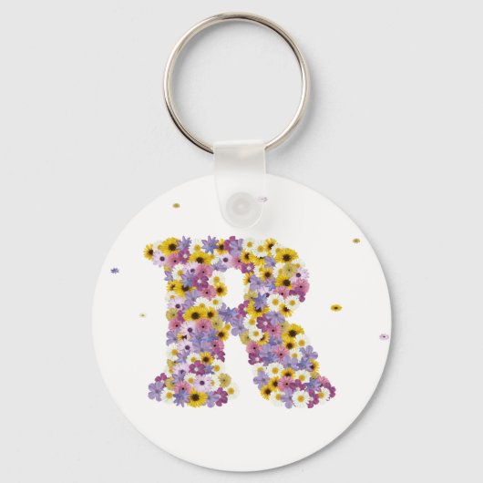 Aanloopletter R Sleutelhanger (Voorkant)
