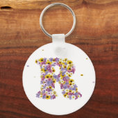 Aanloopletter R Sleutelhanger (Voorkant)