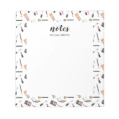 Aanmaak patroongrenzen met persoonlijke naam notitieblok (Voorkant)