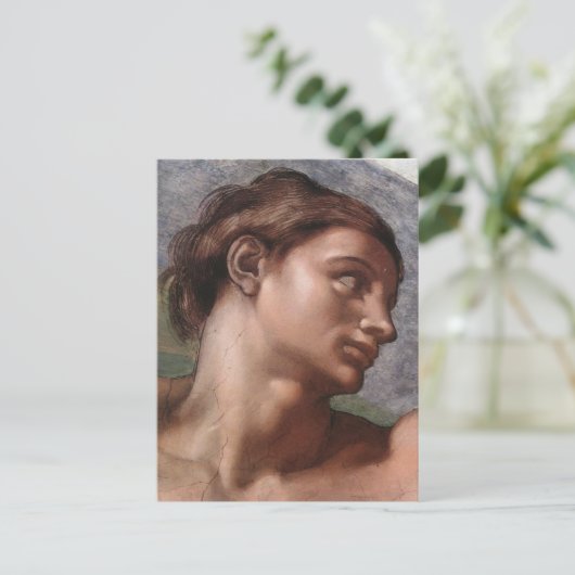 Aanmaak van Adam (detail-Adam) Briefkaart (Staand voorkant)