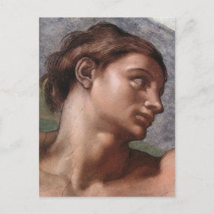 Aanmaak van Adam (detail-Adam) Briefkaart