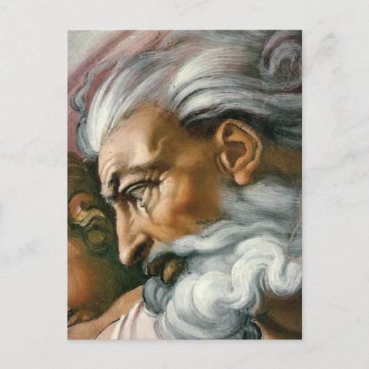 Aanmaak van Adam (detail) Briefkaart (Voorkant)