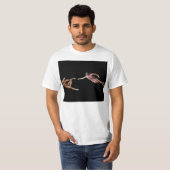 Aanmaak van Adam Michelangelo Fractal Painting T-shirt (Voorkant volledig)