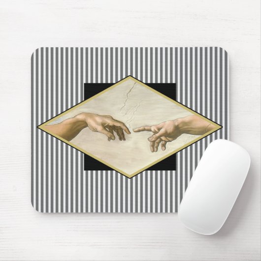 Aanmaak van Adam Stripes Muismat (Met muis)