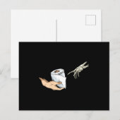 Aanmaak van Adam Toilet Paper Briefkaart (Voorkant / Achterkant)