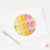 Aanmaken van nieuw patroon ronde sticker (Envelop)