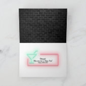 Aanmelden bij betaling Neon Marquee voor brick Kaart (Binnen)