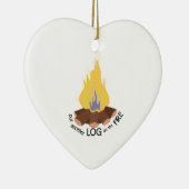 Aanmelden bij brand keramisch ornament (Rechts)