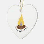 Aanmelden bij brand keramisch ornament (Links)