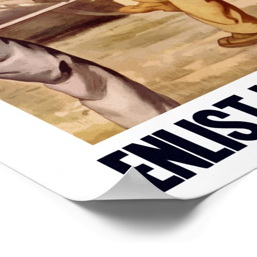 Aanmelden bij de luchtdienst poster (Hoek)