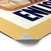 Aanmelden bij de luchtdienst ~  WW1-Poster Poster (Hoek)