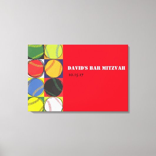 Aanmelden bij honkbal opnieuw bevestigen Canvas Bo (Voorkant)