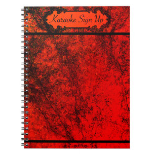 Aanmelden bij Karaoke Notitieboek