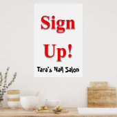 Aanmelden bij Salon Barbershop Posters (Keuken)