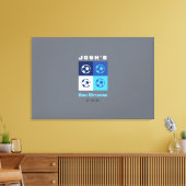 Aanmelden bij ZCCER Bar Bat Mitzvah Canvas Afdruk (Insitu (Woonkamer))