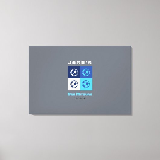 Aanmelden bij ZCCER Bar Bat Mitzvah Canvas Afdruk (Voorkant)