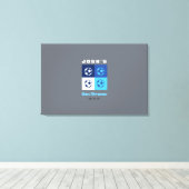 Aanmelden bij ZCCER Bar Bat Mitzvah Canvas Afdruk (Insitu (Houten vloer))