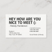 Aanmelden Visitekaartje (Achterkant)