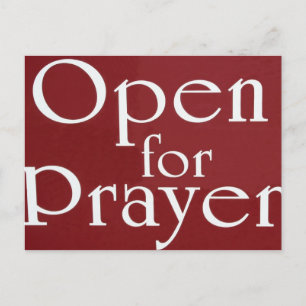 Aanmelden voor gebeden briefkaart