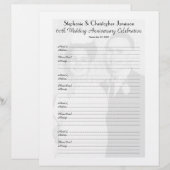 Aanmelden voor inlogpagina van het Jubileum Party  (Voorkant / Achterkant)