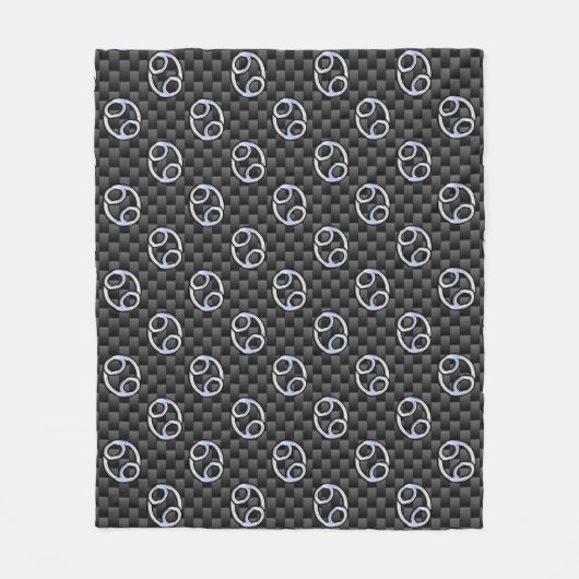 Aanmelden voor kankerdierentuin op koolstof afdruk fleece deken (Voorkant)