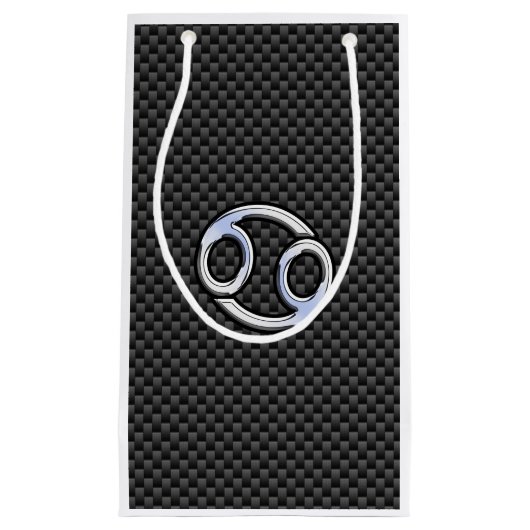 Aanmelden voor kankerdierentuin op koolstof afdruk klein cadeauzakje (Voorkant)