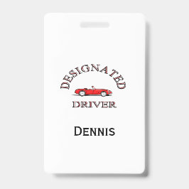 Aanmeldformulieren voor aangewezen chauffeur badge