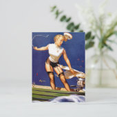 Aanmelding bij het inpakken briefkaart (Staand voorkant)