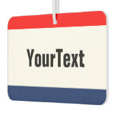 Aanmelding voor autoverkoop Aanpassing aan persoon Luchtverfrisser (Links)